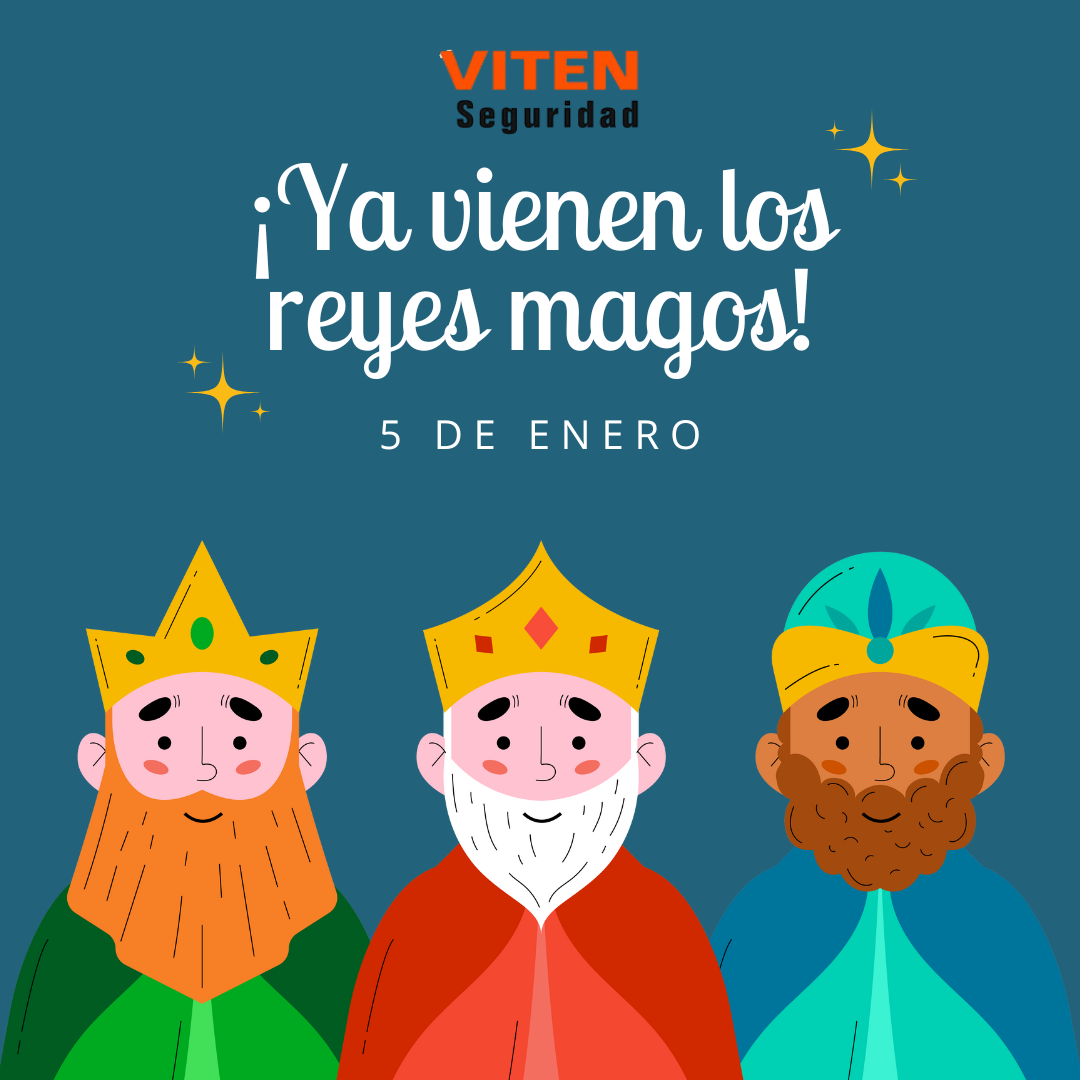 Post de Instagram Reyes magos Creativo Azul